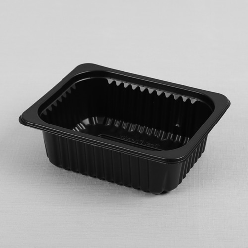 떡볶이 분식 반찬 실링 포장용기 JH12155호 검정 한박스1500개일프로팩